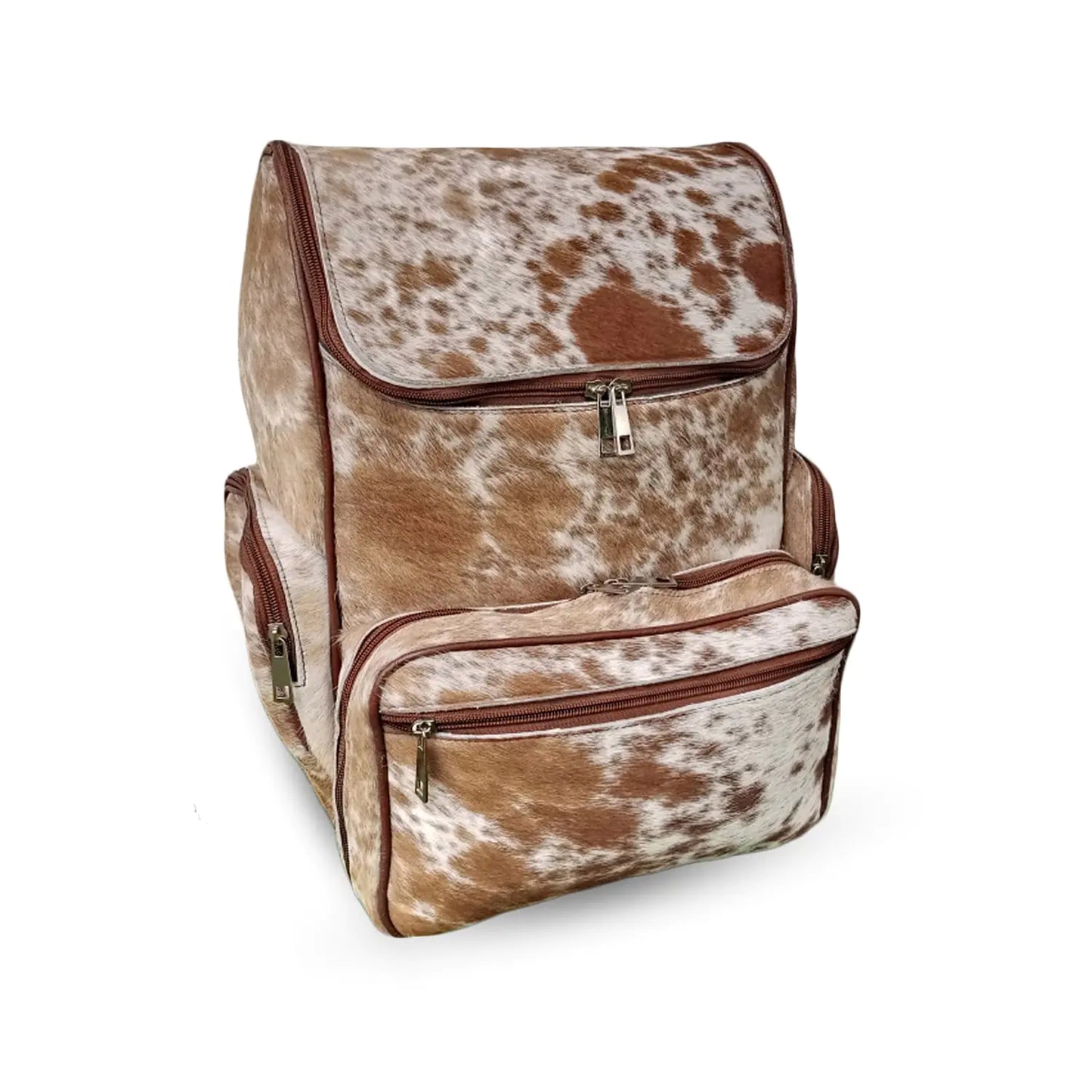 Cowhide Backpack Hair On | Fur Leather Backpack/ Diaper Bag