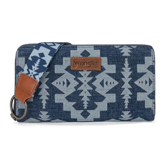 Wrangler Wallet Wristlet for Women Aztec Clutch