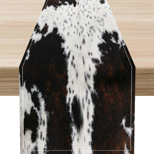 Cow Print Table Runner 13"x72" Inch