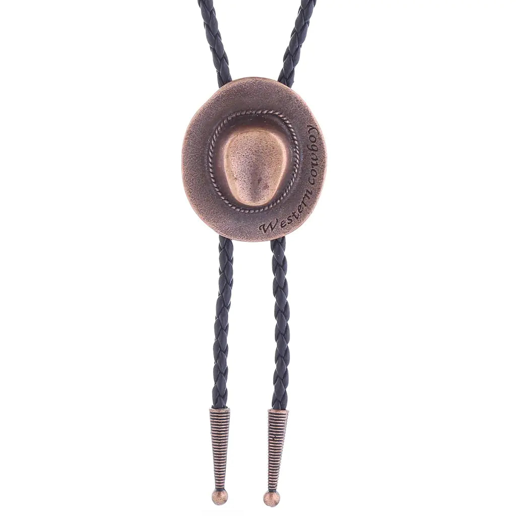 Western Cowboy Hat Bolo tie