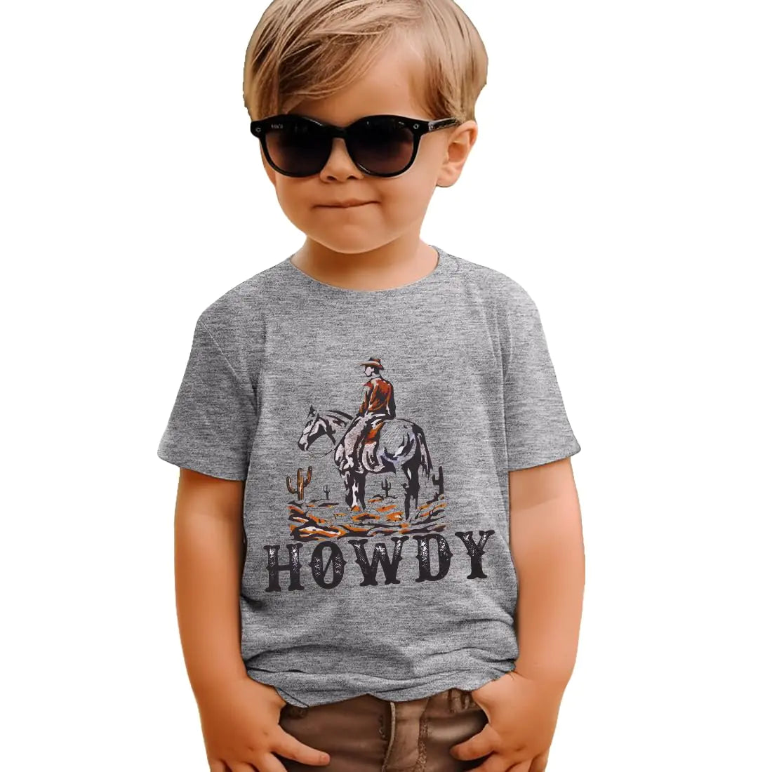 Howdy Shirt Western Cowboy(4-5 Years)
