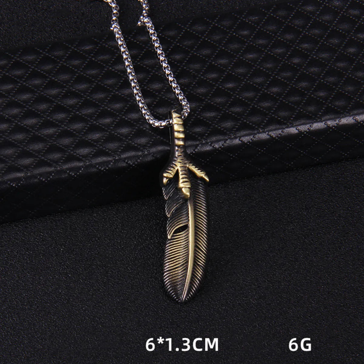 Feather Necklace Pendant
