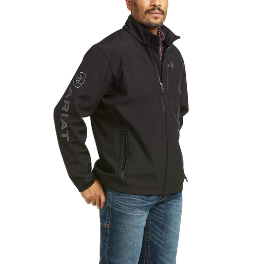 ARIAT Logo 2.0 Patriot Softshell Water Resistant Jacket Black