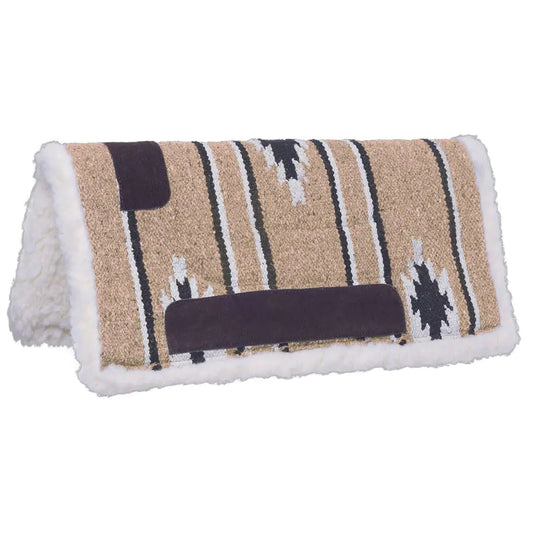 Tough 1 Miniature Sierra Saddle Pad Southwestern Tan/Black/Cream 19 x 19
