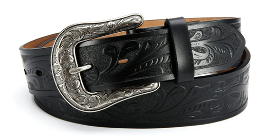 Black Western Belts 1.5 inches
