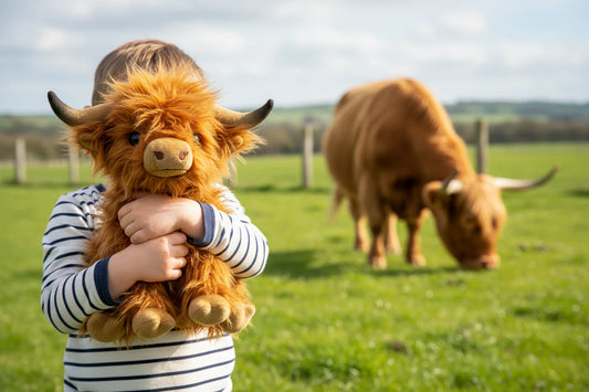 Scottish Highland Cow Long-Hair Plush Toy