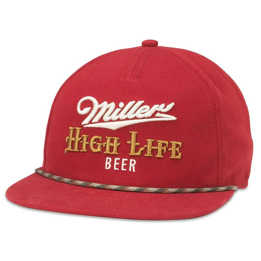 AMERICAN NEEDLE Miller High Life Beer Snapback Baseball Dad Hat Coachella Collection