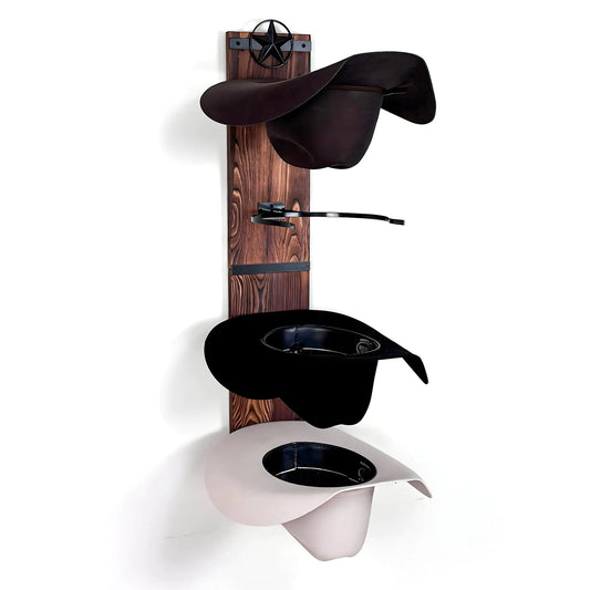 Cowboy Hat Rack for Wall