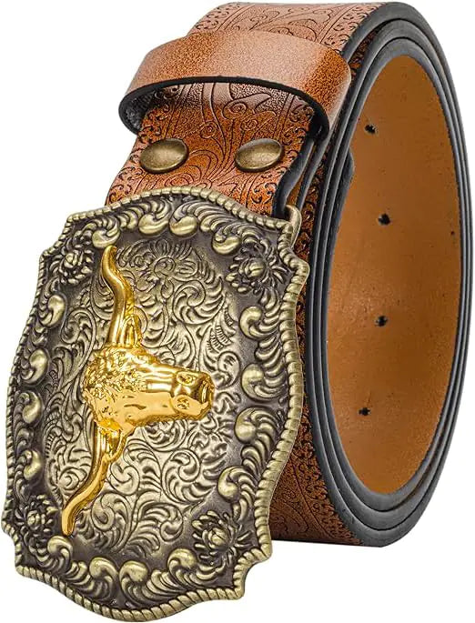 Longhorn-Bull-Buckle