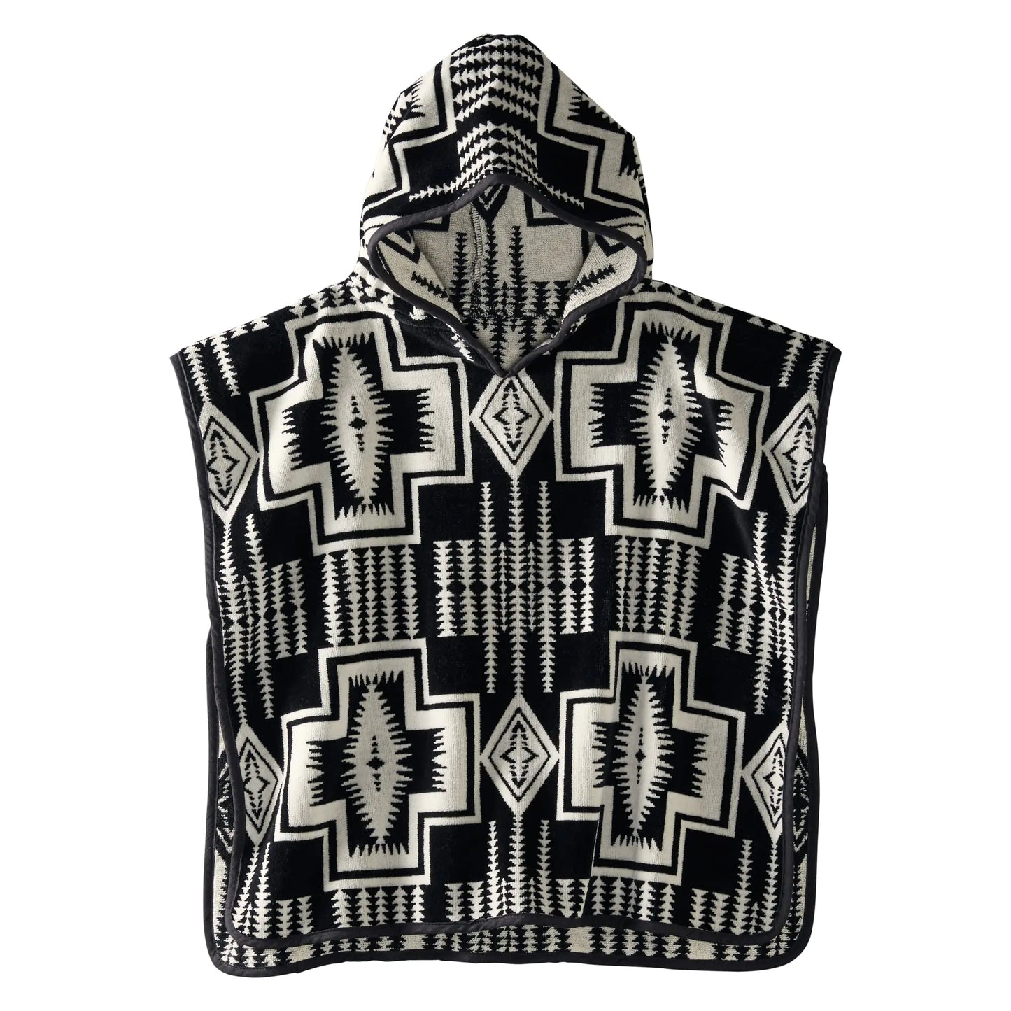 PENDLETON Kids Jacquard Hooded Towel Harding One Size