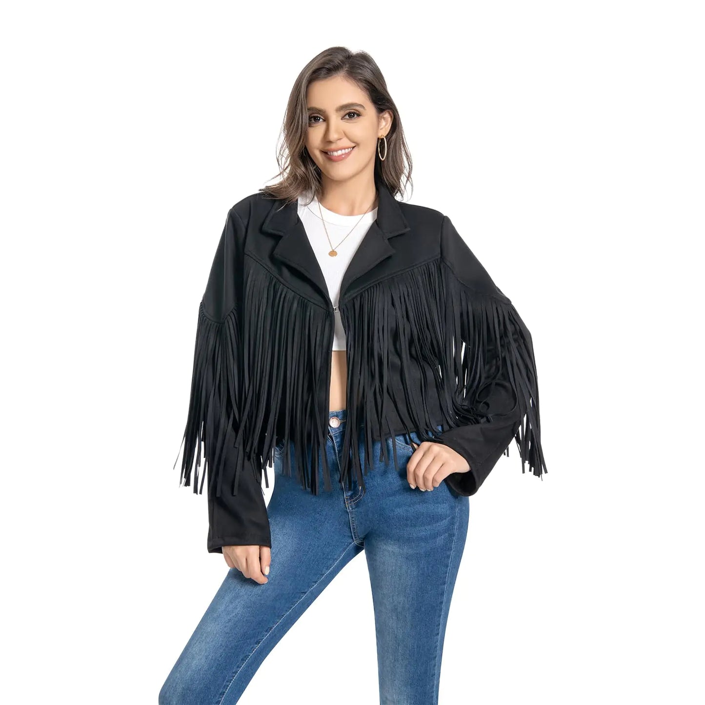 Western Fringe Cowgirl Jacket